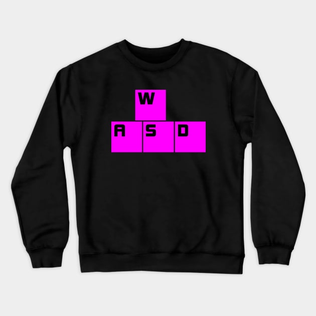 Keyboard Gamer Crewneck Sweatshirt by GreenGuyTeesStore